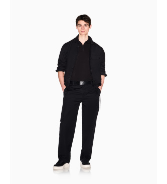 A|X Armani Exchange Tissu Polo noir