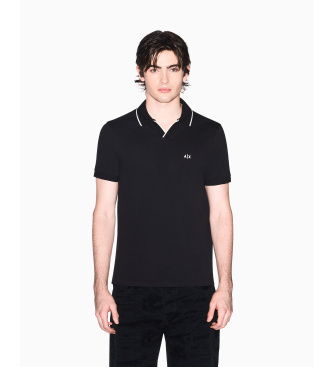A|X Armani Exchange Polo Breathable svart