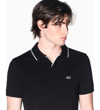 A|X Armani Exchange Polo Breathable svart