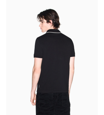 A|X Armani Exchange Polo Breathable svart