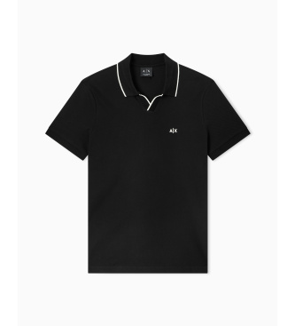 A|X Armani Exchange Polo Breathable svart