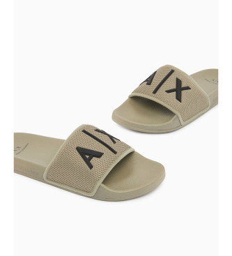 A|X Armani Exchange Chinelos Casual verde