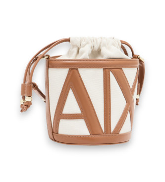 A|X Armani Exchange Beige sp�ndetaske