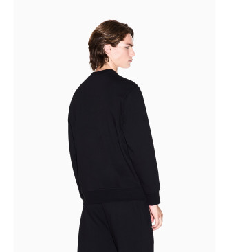 A|X Armani Exchange Sweatshirt mit Logo in Schwarz