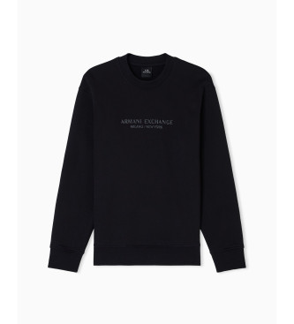 A|X Armani Exchange Sweatshirt mit Logo in Schwarz
