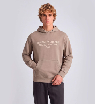 A|X Armani Exchange Sweat logo beige