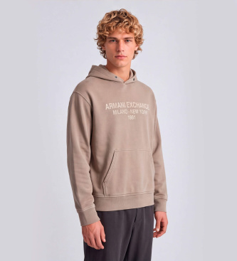 A|X Armani Exchange Sweat logo beige