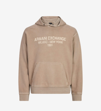 A|X Armani Exchange Sweat logo beige