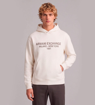 A|X Armani Exchange Sweat à logo blanc