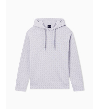 A|X Armani Exchange Gr� sweatshirt med tryk