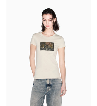 A|X Armani Exchange T-shirt Party beige