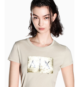 A|X Armani Exchange T-shirt Party beige