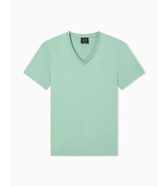 A|X Armani Exchange T-shirt col V vert