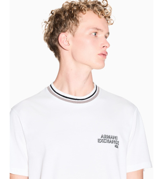 A|X Armani Exchange Contrast white T-shirt