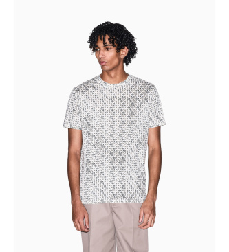 A|X Armani Exchange Klassisk beige regular fit bomulls t-shirt