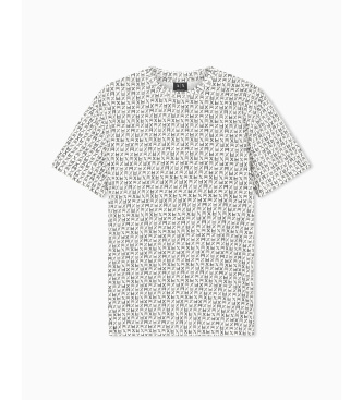 A|X Armani Exchange Klassisk beige regular fit bomulls t-shirt