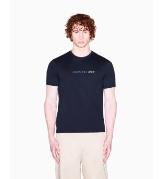 A|X Armani Exchange T-shirt slim-fit in classico jersey di cotone blu navy.