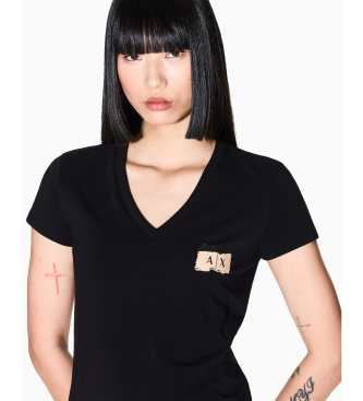 A|X Armani Exchange Camiseta Logo negro