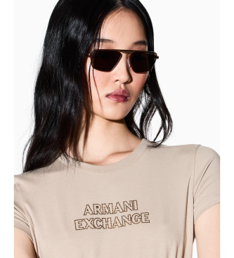 A|X Armani Exchange T-shirt beige