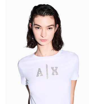 A|X Armani Exchange Regular T-shirt white jersey