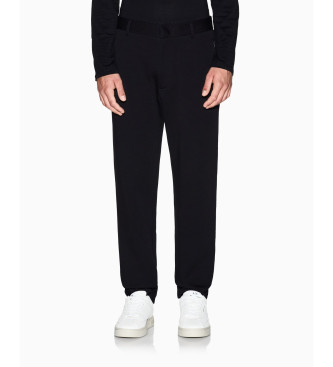 A|X Armani Exchange Pantaloni neri con tasche con cerniera