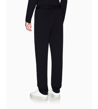 A|X Armani Exchange Pantaloni neri con tasche con cerniera