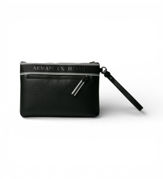 A|X Armani Exchange Borsa a mano con logo nero