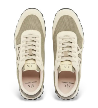 A|X Armani Exchange Sapatilhas Ax bege