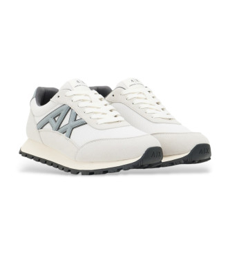 A|X Armani Exchange Chinelos de contraste em branco