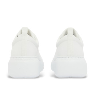 A|X Armani Exchange Technical Leather Sneakers white