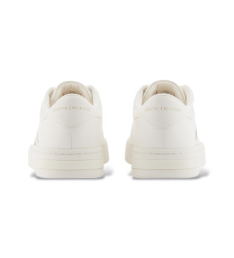 A|X Armani Exchange Design de t�nis Off-White