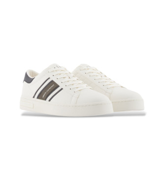 A|X Armani Exchange Sapatilhas Design em branco