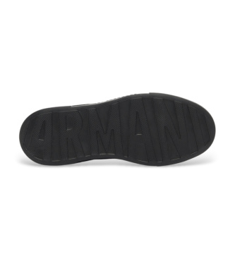 A|X Armani Exchange Black leather sneakers