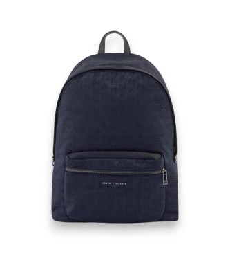 A|X Armani Exchange Technical navy backpack