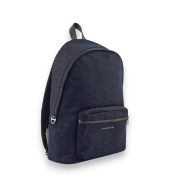 A|X Armani Exchange Technical navy backpack