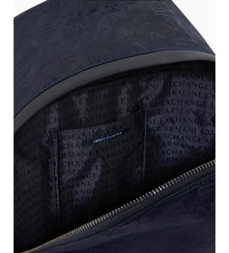 A|X Armani Exchange Technical navy backpack
