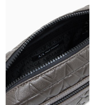 A|X Armani Exchange Trousse de toilette contemporaine marron