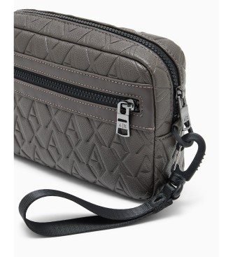 A|X Armani Exchange Trousse de toilette contemporaine marron