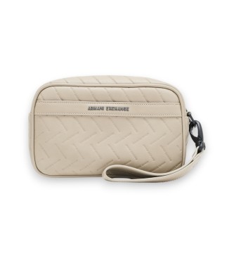 A|X Armani Exchange Trousse de toilette compacte beige
