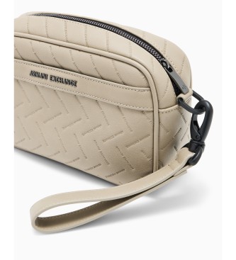 A|X Armani Exchange Trousse de toilette compacte beige