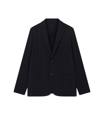 A|X Armani Exchange Giacca con effetto seta Lyocell blu marino