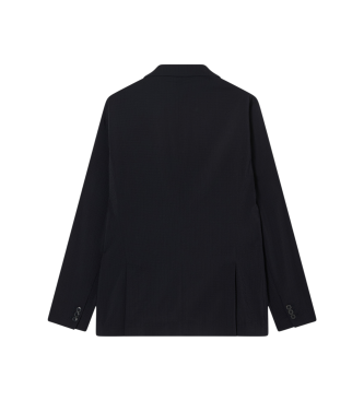 A|X Armani Exchange Giacca con effetto seta Lyocell blu marino