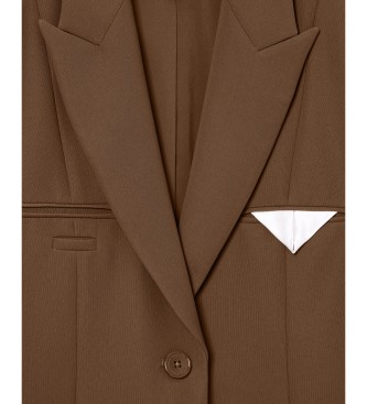 A|X Armani Exchange Americana Pico marr�n