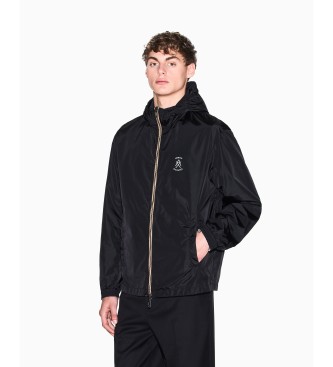 A|X Armani Exchange Veste ultralégère en nylon à effet irisé gris