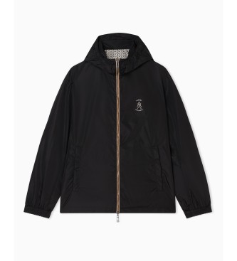 A|X Armani Exchange Veste ultralégère en nylon à effet irisé gris