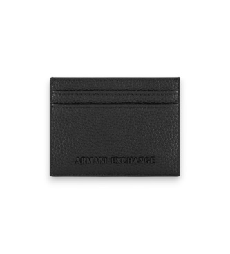A|X Armani Exchange Porte-cartes compact noir, orange