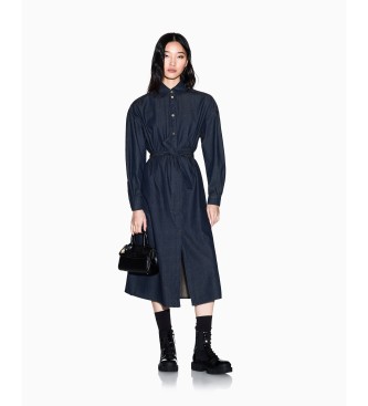 A|X Armani Exchange Vestido Chemisier marino