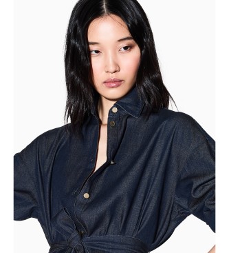 A|X Armani Exchange Vestido Chemisier marino
