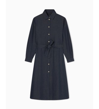A|X Armani Exchange Vestido Chemisier marino
