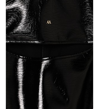 A|X Armani Exchange Sukienka Crewneck w kolorze czarnym